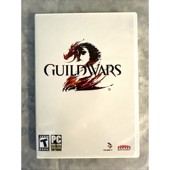 GUILD WARS 2 PC Game DVD-ROM 2 Disc Set Complete with Manual BOTH DISCS ARE MINT - Picture 1 of 5